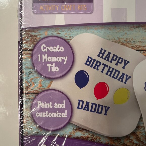 Memory Tile Craft Kits Just Create and Paint Ages 8+ (Set of TWO) (k/x) - Picture 11 of 11